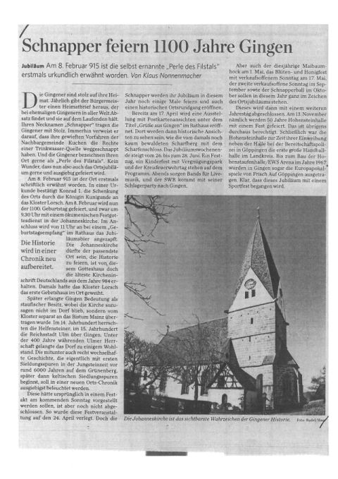  Stuttgarter Zeitung, Artikel vom 03.02.2015 