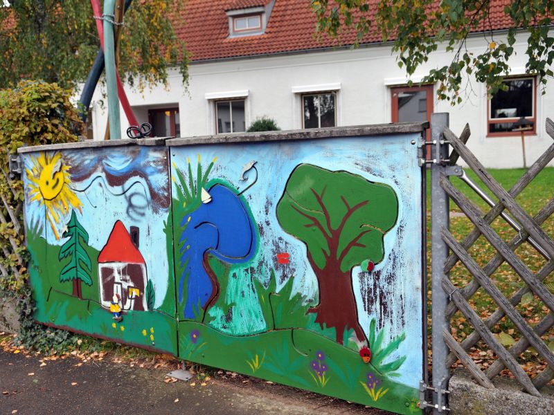  Gartentor evangelischer Kindergarten 